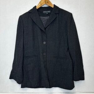 Kasper & Company 98% Wool Gray Blazer size 10P